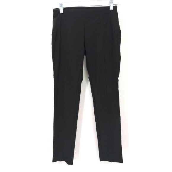 Simply Vera Wang Pants Womens Petite XS Pull On Black Skinny Slim Fit Minimalist - Picture 2 of 6